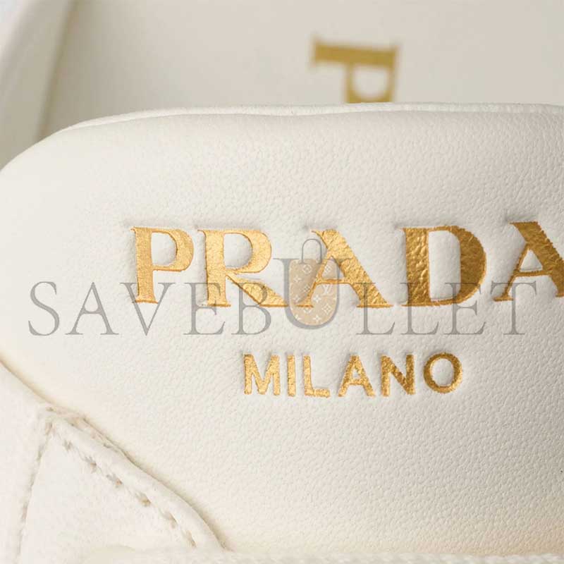 PRADA LEATHER BACKLESS SNEAKERS 1E019O  